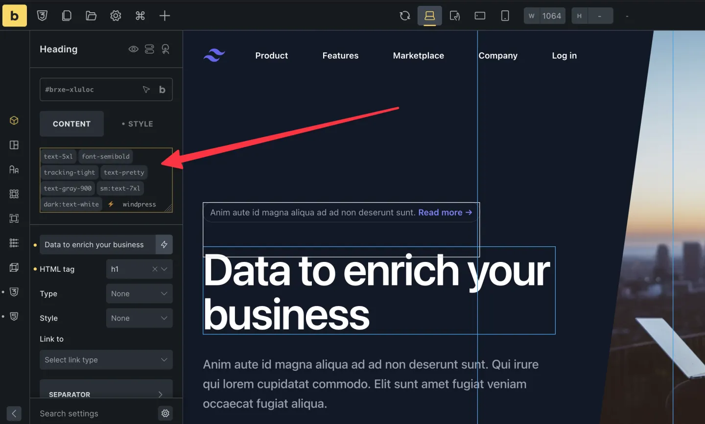 Plain Classes input field