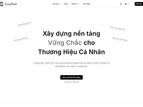 Screenshot of cuongthach.com